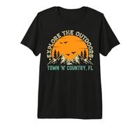 Town 'n' Country, Florida - Explore The Outdoors Premium T-Shirt