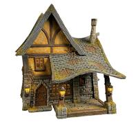 Town of Strommdale Fantasy House - 3-Piece 3D-Printed PLA Building for 28mm Tabletop Gaming, Sturdy Modular Scenery for Wargames, Dioramas & RPGs (Grey)