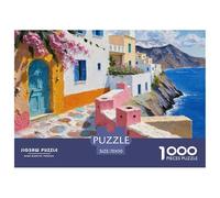 Town Puzzles for Adults 1000 Piece PuzzlesSmall Town Series for Adults Educational Challenge Fun Activity for Home Beautiful Decoration Puzzle100% Recvcled Cardboard70x50cm/1000pcs