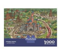 Town Square 1000 Piece Jigsaws with Perfect Snap Fit Centenary Jigsaws Painted Ancient City for A Sustainable Hobby As Wall Art Puzzle for Self-care Gifts 38x26cm/1000pcs