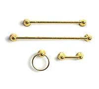 Town Square Miniatures Dolls House Gold Brass Towel Rail Toilet Tissue Fittings Set Bathroom Accessory