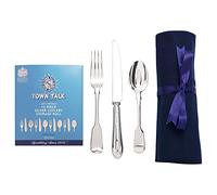 Town Talk Anti-Tarnish Silver Cutlery Storage Roll (12 Piece Standard Cutlery Roll)