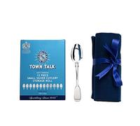 Town Talk Anti-Tarnish Silver Cutlery Storage Roll (12 Piece Teaspoon Cutlery Roll Small)