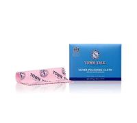 Town Talk Anti-Tarnish Silver Polishing Cloth for Silver Jewellery 12x17cm
