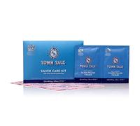 Town Talk Silver Cleaning Kit with Anti- Tarnish Protection- 12.5cm x 17.5cm-New Package Design