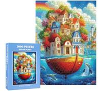 Town Under Clouds 1000 Piece Jigsaw Puzzle for Adults