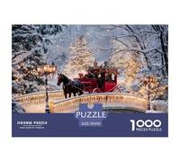 Town Unique 1000 Piece Jigsaw Puzzle for Adults Small Town Series Colourful Puzzling Challenging & Brainteasing Adult Jigsaws 100% Recycled Cardboard Puzzle Game for The Whole for Women Gifts for Me