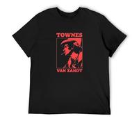 Townes Van Zandt 20 Tee T-Shirt Size XL Black