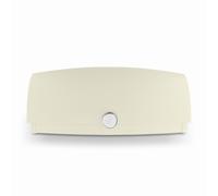 Swan SWKA18529CN Townhouse Bread Bin with Ventilation, Colour Coated Iron and Roll Top Lid, 14 Litre, Cream