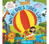 Townhouse Publishing Ltd Where Does Tiger Live? Board Book Book Townhouse Publishing Ltd Multicolor