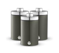 Swan Townhouse Set of 3 Canisters SWKA18530GRP, Grey