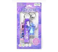 Townley Disney Stitch Lip Set with Berry Flavored Lip Balm & Keychain With Wrist Strap