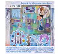Townley Girl Disney Frozen 2 Ultimate Makeover Set with over 20 Pieces, Including Lip Gloss, Nail Polish, Press-On Nails, Nail Stickers and Reversible Sequin Bag, Ages 3+