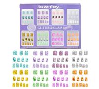Townley Girl Press-On Nails Set, 96-Piece Glitter & Glam, Ages 8+