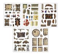 Towns And Taverns Add-On Scenery: War And Siege - Brand New And Sealed