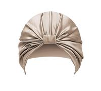 townssilk 100% Mulberry Silk Women's Night Cap, 16 Momme Sleep Cap, Silk Shower Cap, Good for Hair, Protects Hair, Silk Night Hat, Popular, Coffee