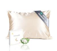 townssilk Both Side 100% 19mm Silk Pillowcase 50x70cm size Pillow Case Cover with Hidden Zipper taupe