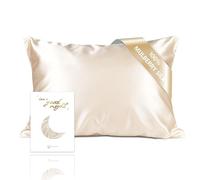 townssilk Both Side 100% 19mm Silk Pillowcase 50x75cm Pillow Case Cushion Cover with Hidden Zipper Taupe