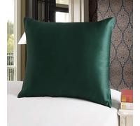 townssilk Both Side 100% 19mm Silk Pillowcase square 65x65cm size Pillow Case Cushion Cover with Hidden Zipper Emerald