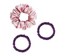 townssilk Silk Hair Loop, Pack of 3, 100% Pure Mulberry Silk, 22 Momme, Hair-friendly, Luxurious, Bouncy, Hair Elastics