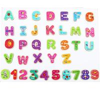 TOWO 36-Piece Magnetic Letters and Numbers, Fridge Magnets for Kids | ABC letter and number magnets support spelling, counting and early learning; colourful fridge magnets for children age 3+