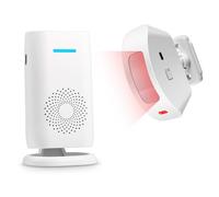 TOWODE Wireless Motion Sensor Doorbell, Infrared Split Welcome Alert System with Alarm, 360° Rotatable PIR Detector, 110dB Alert & Long Battery Life for Home Security, Shop Entry Alert & Elderly Care