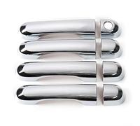 Toworldit 8pcs/Set ABS Exterior Door Handle Cover Decoration Trim Compatible with Jeep Renegade 2015-2022 (Single Hole, Chrome)