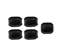 Toworldit ABS Exterior Door Handle Bowl Trim Compatible with Jeep Wrangler JL JLU Gladiator JT 2018-2023 (5pcs/Set, Black)