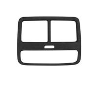 Toworldit Black Gray Alcantara + ABS Material Interior Center Console Trim Cover Compatible with Audi A4L 2017-2020 (Armrest Box Rear Air Outlet Trim)