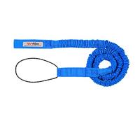 TowWhee - Winter/All-Season Connect Strap Bike Bungee Tow Rope for Bikes, E-Bikes,Skiing | MTB & Cycling Stretch Pull Strap | Compatible with Any Bicycle (Winter/All Season Blue Connect Strap)