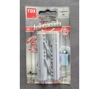 TOX Expansion Anchor Barracuda 16x80 Mm, 013700141, Gray. 2 Pcs.