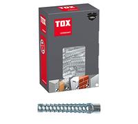 TOX metal claw dowel Tiger 8 x 60 mm, 100 pieces, 03910031 | For concrete, solid stone, perforated stone and aerated concrete, also ceiling mounting and gas pipes, 039100031