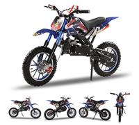 toxaaiwr 50CC Dirt Bike for Kids,2 Stroke Dirt Bikes,Motorbike,Gas Dirt Bikes for Kids 8-14,Gas Powered Pit Bike, Up to 40 Mph, Weight Support Up to 330lbs red