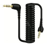 Toxaoii 3.5mm TRS to TRS Microphone Cable 20cm-40cm Coiled Dual Patch Audio Cord Compatible with Rode Wireless Pro/Wireless Go 2, DJI Mic 2, Hollyland Lark M1 M2 150 Max Duo