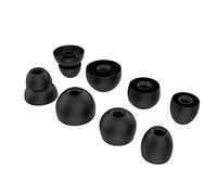 Toxaoii 8pcs Replacement Earbuds Eargels Silicone Ear Tips Compatible with Beats by dr dre, Powerbeats Pro, Beats x, Urbeats Wireless Earphone (Black)