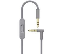 Toxaoii Replacement 3.5mm Audio Cable Cord Wire with in-line Microphone and Control Compatible with Beats Solo 2/Solo 3/Studio 3/Pro/Detox/Wireless/Mixr/Executive/Pill Headphones (Grey)