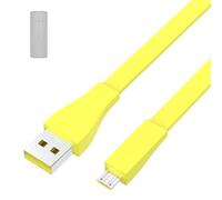 Toxaoii Replacement EU Boom Speaker Charging Cable, Micro USB Charger Cable Compatible with Ultimate Ears Wonderboom 3, Boom 3, Megaboom 3, Roll, Blast, Megablast Speakers Power Cord (Yellow)
