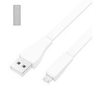 Toxaoii Replacement EU Boom Speaker Charging Cable, Micro USB Charger Cable Compatible with Ultimate Ears Wonderboom 3, Boom 3, Megaboom 3, Roll, Blast, Megablast Speakers Power Cord (White)