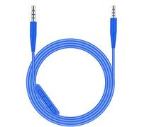 Toxaoii Replacement QC45 Cable Headphone Cord Aux Cable Wire Compatible with Bose Quietcomfort 35 QC25 QC35 QC45 OE2i Soundlink SoundTrue NC700 Headphones(Blue with Mic)