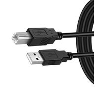 Toxaoii USB Printer Cable Compatible with Canon Pixma TS9521C TS9520a TS8320 TS8321C TS5320 TS3320 TR8620 TR7520 TR4720 MG3620 MG3022 MG2525 MG2522 MG7120 MX922 MX870 MX532 MX492 IP8720 & More (3m)