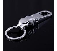 TOXI Zinc Alloy Auto Keychain Key Holder Keyring Fob Men Leopard Head Waist Hanging Charm Key chain for Jaguar F-pace XJ XE XF-1