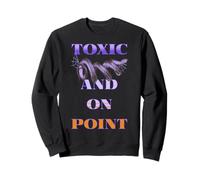 Toxic and Sharp Venomous Snake Bold Edgy Attitude Sweatshirt