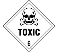 Toxic - Dangerous Substances Magnet - Durable, High-Visibility UK Compliance Sign (100x100mm, 1)
