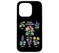 Toxic Flowers Deadly Nightshade Wolfs Bane Nerium Oleander Case for iPhone 15 Pro
