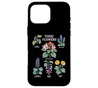 Toxic Flowers Deadly Nightshade Wolfs Bane Nerium Oleander Case for iPhone 16 Pro Max