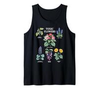 Toxic Flowers Deadly Nightshade Wolfs Bane Nerium Oleander Tank Top