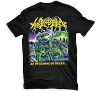 Toxic Holocaust cd cvr an Overdose of Death Shirt XL Evil Never Black