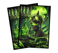 (Toxic Poison) 100% Hand-Drawn 100ct Textured Matte TCG/MTG Card Art Sleeves by Realm Guard