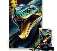 Toxic Poison Snake 1000 Piece Jigsaws for Adults Puzzle Cognitive Workout Mind Soothing Fun No Rough Edges Best Gift (38x26cm)