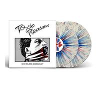 TOXIC REASONS - GOD BLESS AMERICA RED/WHITE/BLUE SPLATTER VINYL - V - K600z